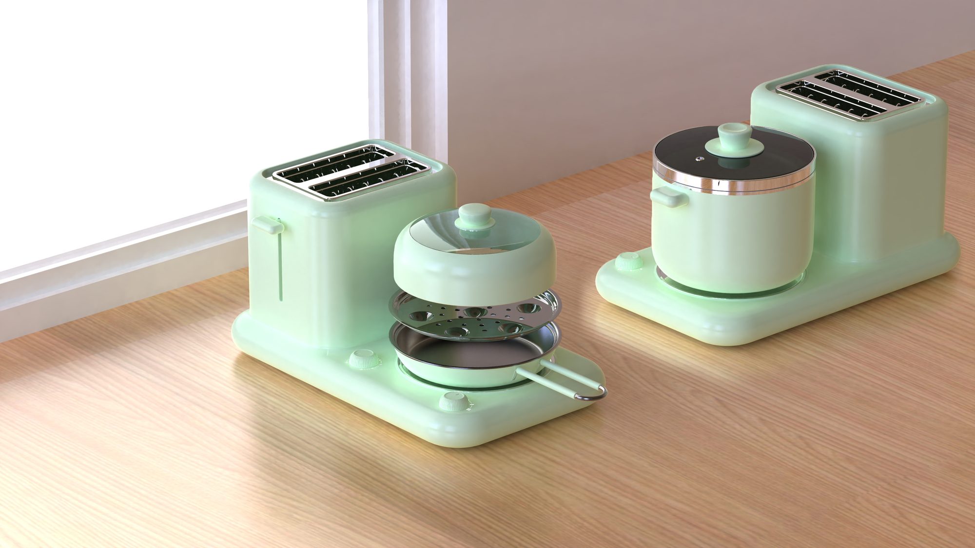 Multifunctional Cooking Machine Product Design