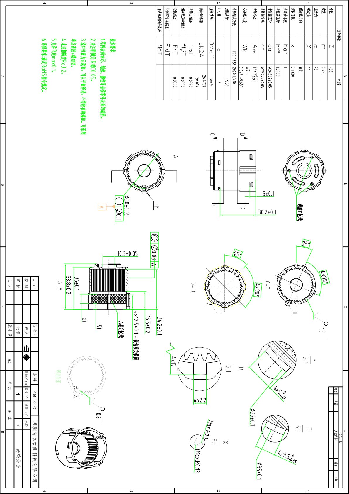 MC200 Gearbox Reducer Design