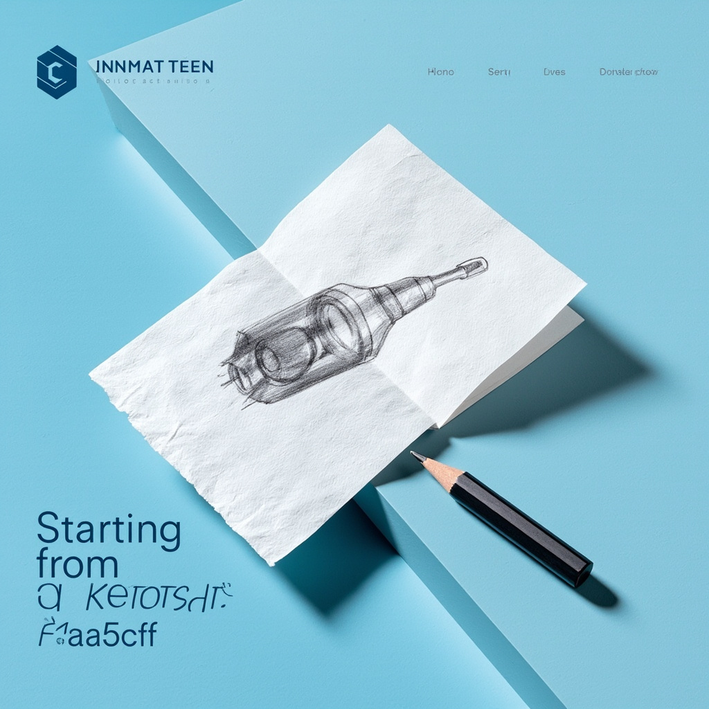 Q: Can design begin with just ideas and sketches?